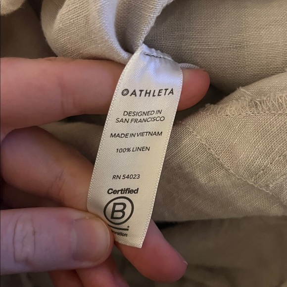 ATHLETA CABO LINEN JOGGER PANTS SIZE 16 - Picture 13 of 13